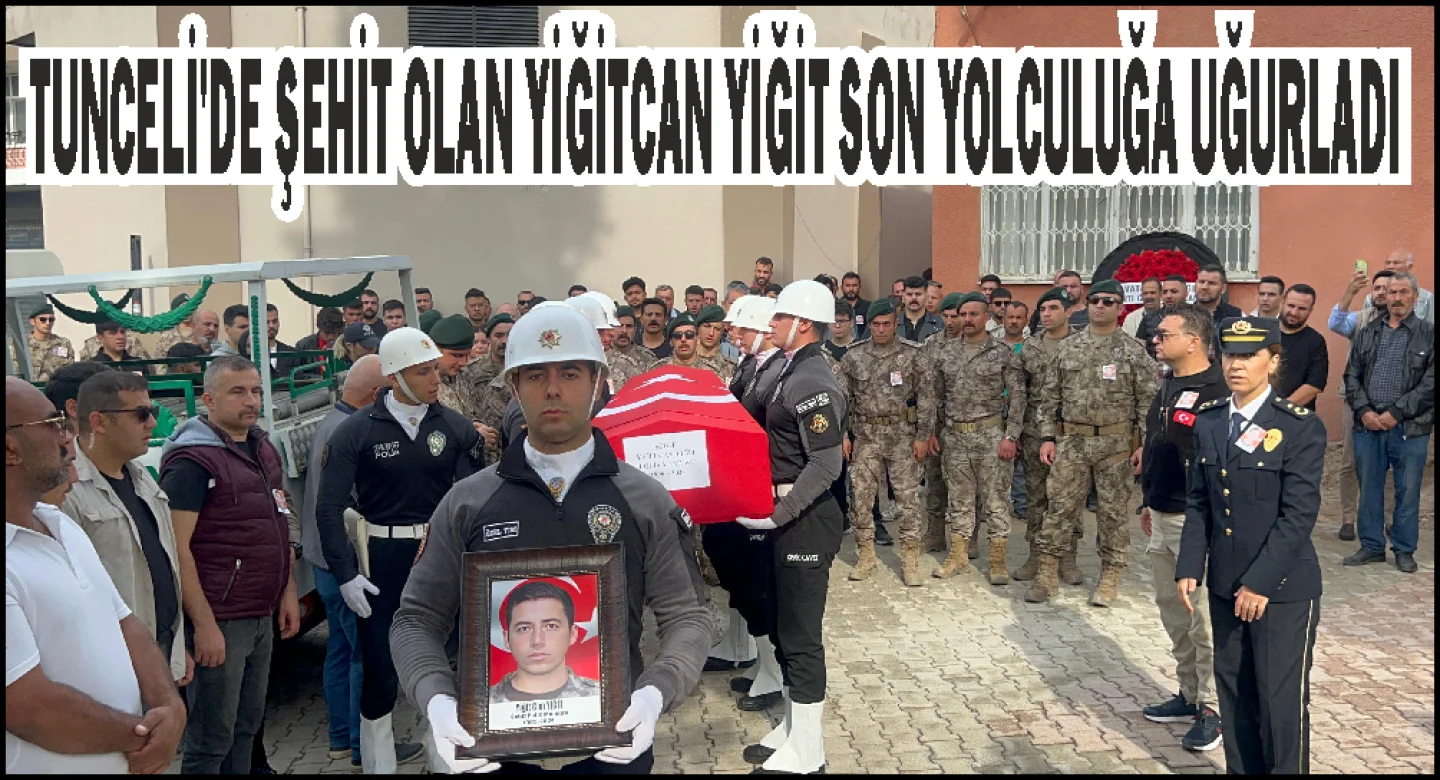 Tunceli Şehidi Yiğitcan’ı binlerce kişi son yolculuğa uğurladı