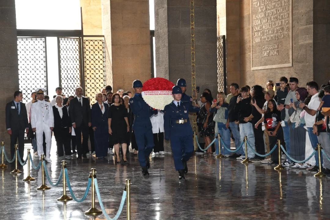 Çukurova Üniversitesi Tıp Fakültesi Mezunları Anıtkabir’de