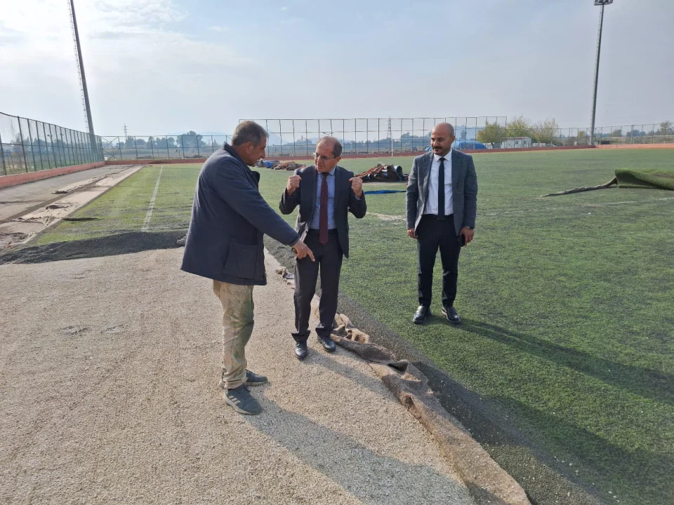 AK Parti Ceyhan İlçe Başkanı Av. Bülent Demirel Sahaya İndi