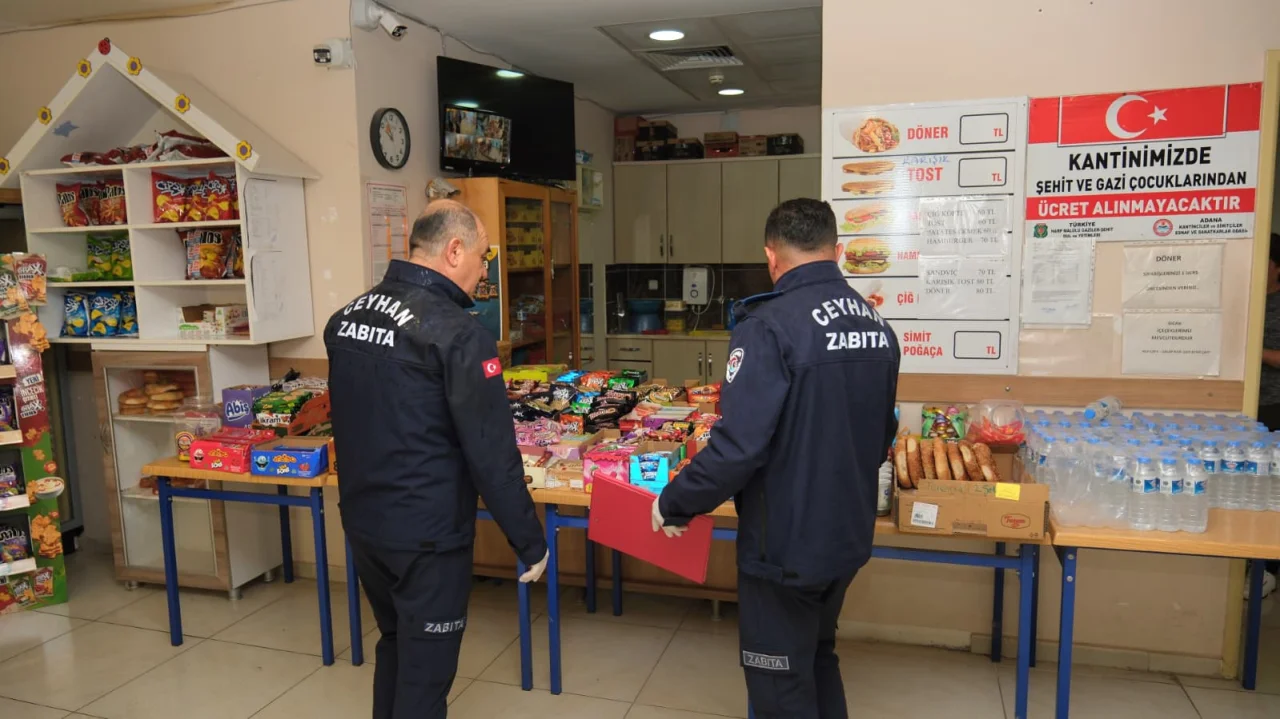 Eğitimde Sağlık Seferberliği: Ceyhan Belediyesi’nden Okul Kantinlerine Yakın Takip