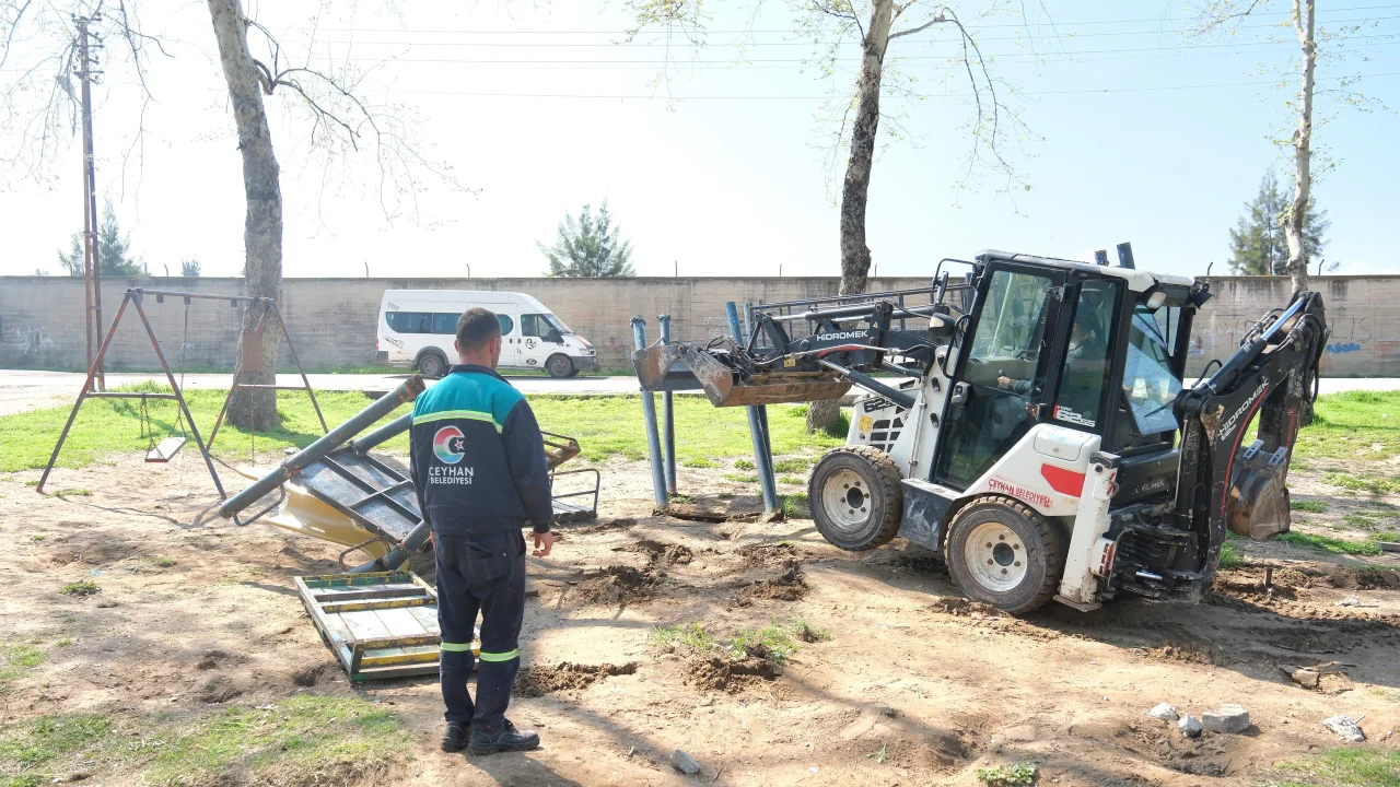 Ceyhan’da Koşu Yolları ve Parklara Estetik Dokunuş: 27 Noktada Hummalı Çalışma